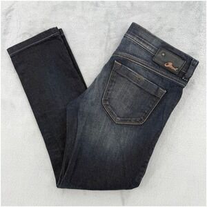 Diesel Livier Super Slim Legging Stretch Dark Wash Jeans Made Italy Womens W 29